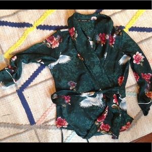 Zara wrap top
